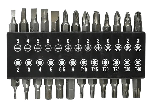 Bitsatz 25-teilig Cr-V