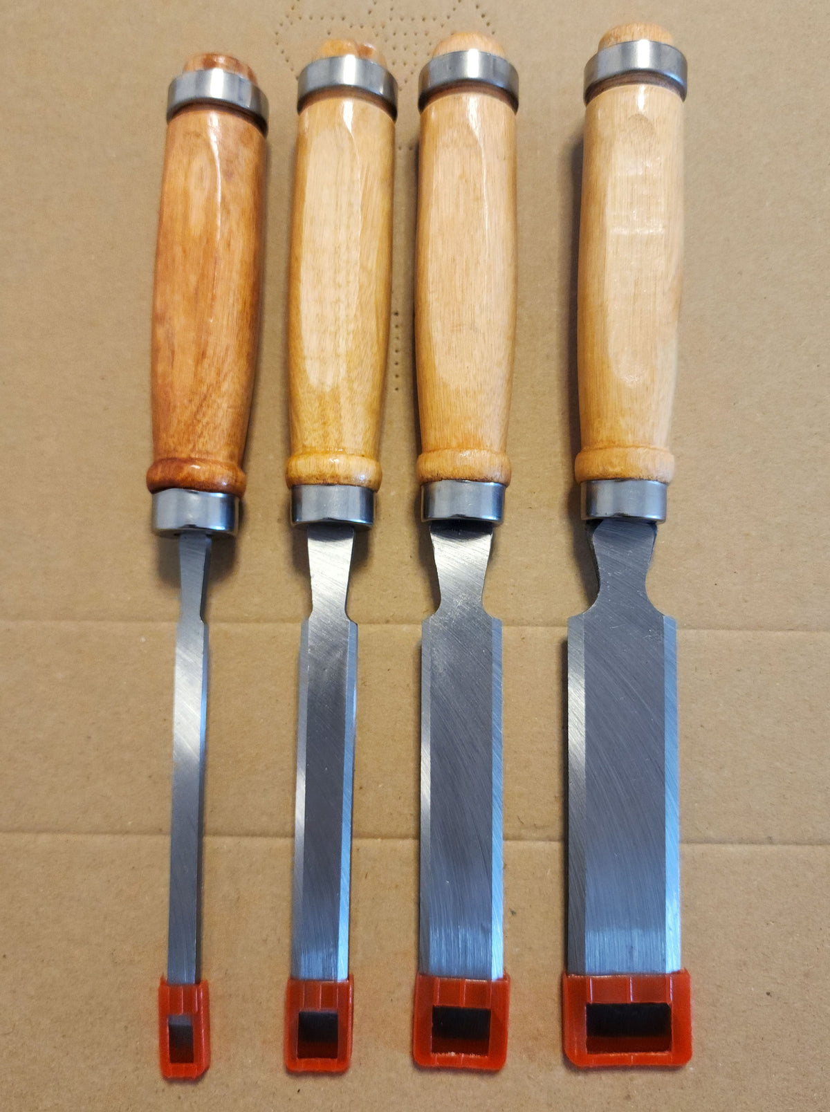 Stechbeitelsatz Holzgriff 4-teilig