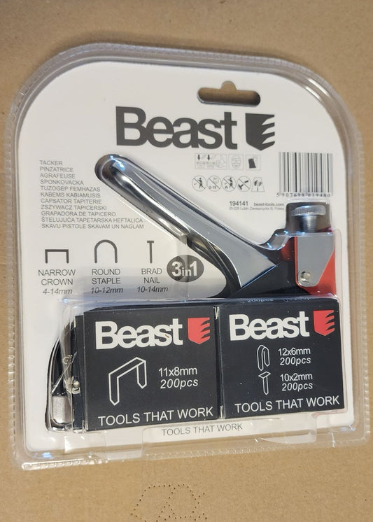 Handtacker 3-Way Heavy Duty