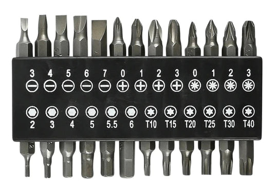 Bitsatz 25-teilig Cr-V