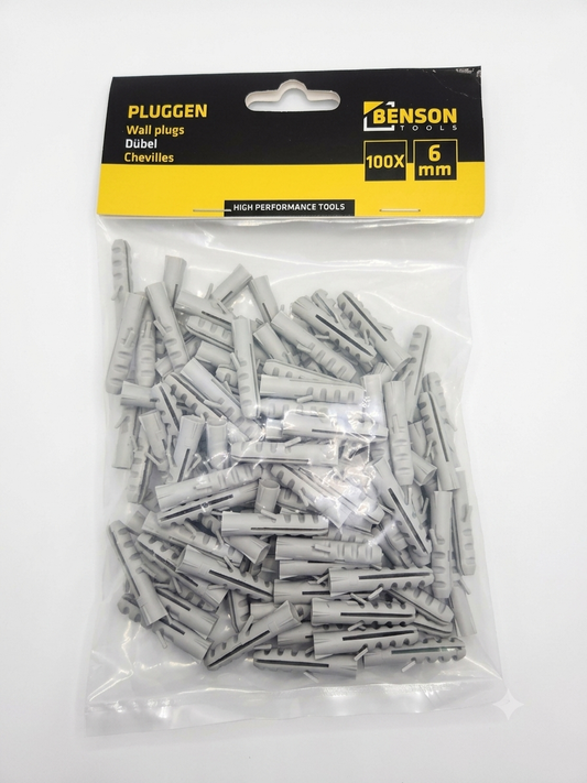 Rohdübel 6 mm Nylon 100 Stück