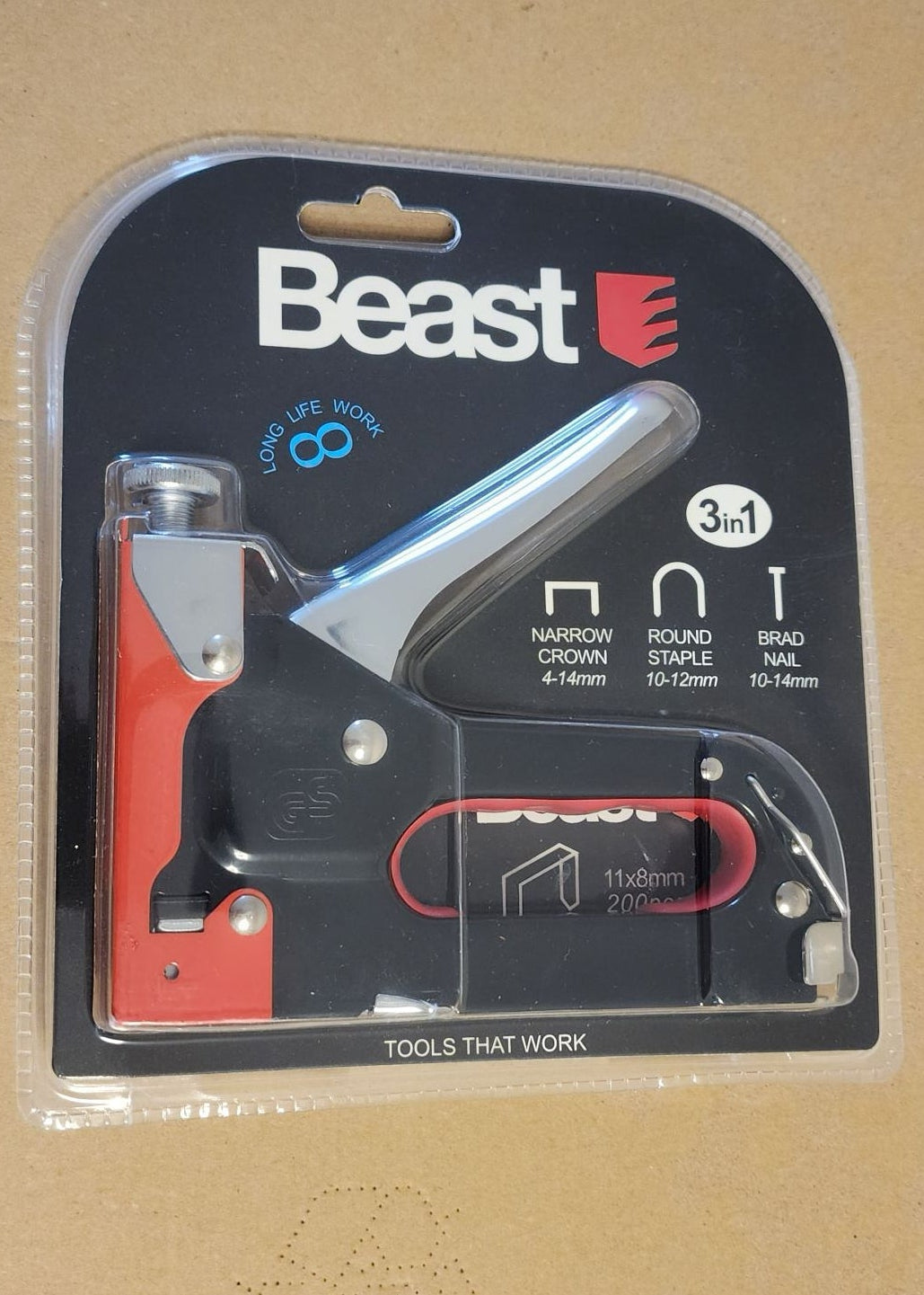 Handtacker 3-Way Heavy Duty