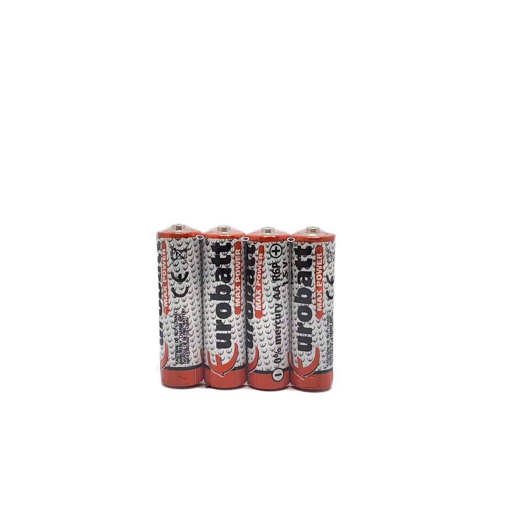 AA Batterien Mignon R6P 1,5V Zink-Kohle 4er Pack